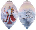 Ne'Qwa Art 7151134 Santa's Woodland Winter Ornament