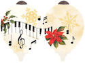 Ne'Qwa Art 7151142 Holiday Melody Ornament