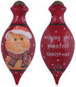 Ne'Qwa Art 7151143 Wishing You A Purrfect Christmas Ornament