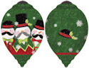 Ne'Qwa Art 7151157 Snow-staches Ornament