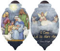 Ne'Qwa Art 7151169 Come Let Us Adore Him Ornament