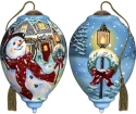 Ne'Qwa Art 7171124 An Old Fashioned Christmas Snowman Ornament