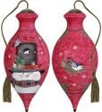 Ne'Qwa Art 7171153 Home Is Where You Hang Your Hat Snowman Ornament