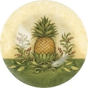 Ne'Qwa Art 7171206 Welcome Pineapple Plate