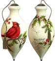 Ne'Qwa Art 7181133 Cardinal Holly Ornament