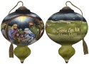 Ne'Qwa Art 7181135 O Come Let Us Adore Him Ornament