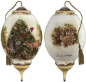 Ne'Qwa Art 7181141 Woodland Christmas Ornament