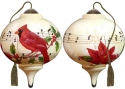 Ne'Qwa Art 7181148 Caroling Cardinal Ornament