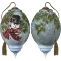 Ne'Qwa Art 7191111 Snowman Snuggles Ornament