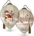 Ne'Qwa Art 7191118 Holiday Greetings Ornament 