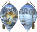 Ne'Qwa Art 7191145 Chapel In The Snow Ornament