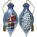 Ne'Qwa Art 7191152 Starry Night Santa Ornament