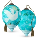 Special Sale 7201112 Ne'Qwa Art 7201112 Large Dove with Teal Sky Ornament