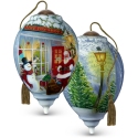 Special Sale 7201123 Ne'Qwa Art 7201123 Santa Outside Toy Show Ornament
