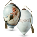 Ne'Qwa Art 7201133 Mary and Joseph with Lamb Ornament