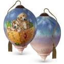 Ne'Qwa Art 7201148 Winter Pup Ornament