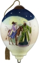 Ne'Qwa Art 7211108 Contemporary Holy Family with Donkey Ornament