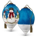Special Sale SALE7221112 Ne'Qwa Art 7221112 Snowman Trio with Cardinals and Gifts Ornament