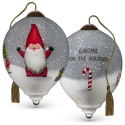 Ne'Qwa Art 7221137 Gnome At The North Pole Ornament