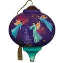 Ne'Qwa Art 7231105 Angels In Pink And Red Christmas Sky Ornament