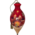 Ne'Qwa Art 7231112 Holy Family Under Red Sky Ornament