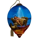 Ne'Qwa Art 7231116N Baby Jesus Under Star of Bethlehem Ornament