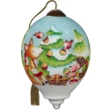 Ne'Qwa Art 7231137 Woodland Animals Decorating Tree Ornament