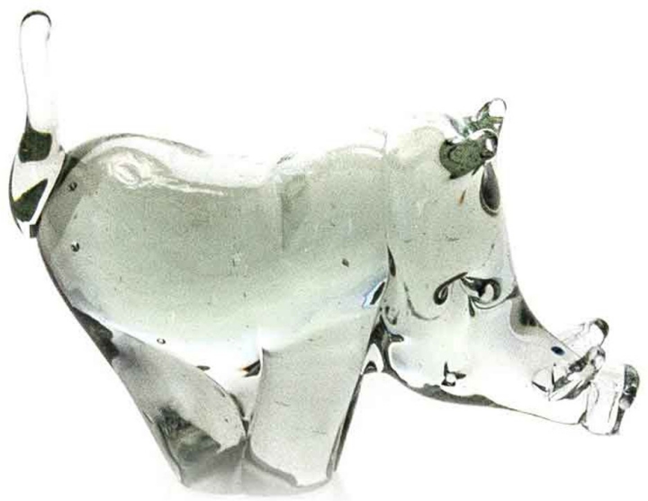 Ngwenya NG081D Warthog Small Recycled Glass Figurine