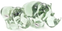 Ngwenya NG02B Rhino Large Recycled Glass Figurine