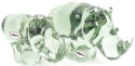 Ngwenya NG02C Rhino Medium Recycled Glass Figurine
