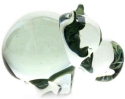 Ngwenya NG03D Hippo Small Recycled Glass Figurine