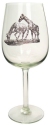 Ngwenya NGBRBO07P Giraffe Pewter Wine Glass