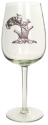 Ngwenya NGBRBO33P Leopard Pewter Wine Glass