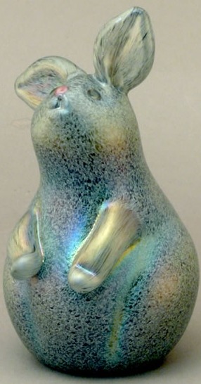 Orient and Flume 1446G Bunny Rabbit Grey Figurine
