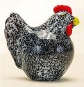 Orient and Flume 1042 Hen Speckled Figurine