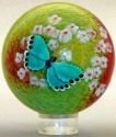 Orient and Flume 2416T Butterfly Teal Cased Paperweight