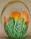 Orient and Flume 2419 California Gold Poppies Paperweight