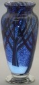 Orient and Flume 5283B Blue Snowstorm Cased Vase