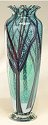 Orient and Flume 5283TL Teal Snowstorm Cased Vase