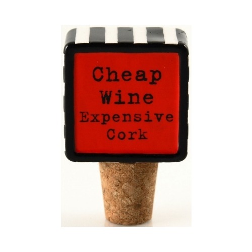 Our Name Is Mud 4020661i Cheap Wine Wine Stopper