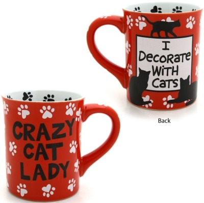 Our Name Is Mud 4026109 Crazy Cat Lady Mug