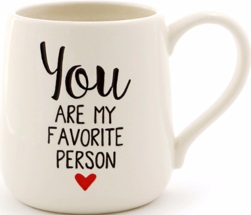 Our Name Is Mud 6000503 Favorite Person Etched Mug Set of 2