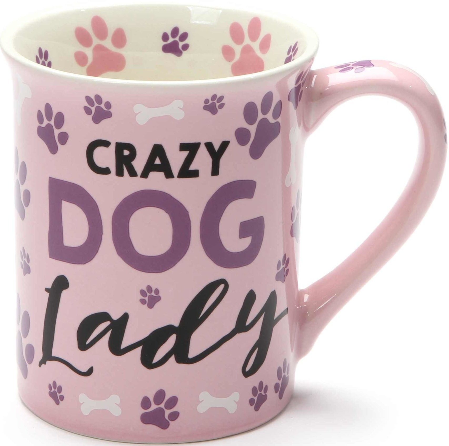 Our Name Is Mud 6001227i Crazy Dog Lady Mug
