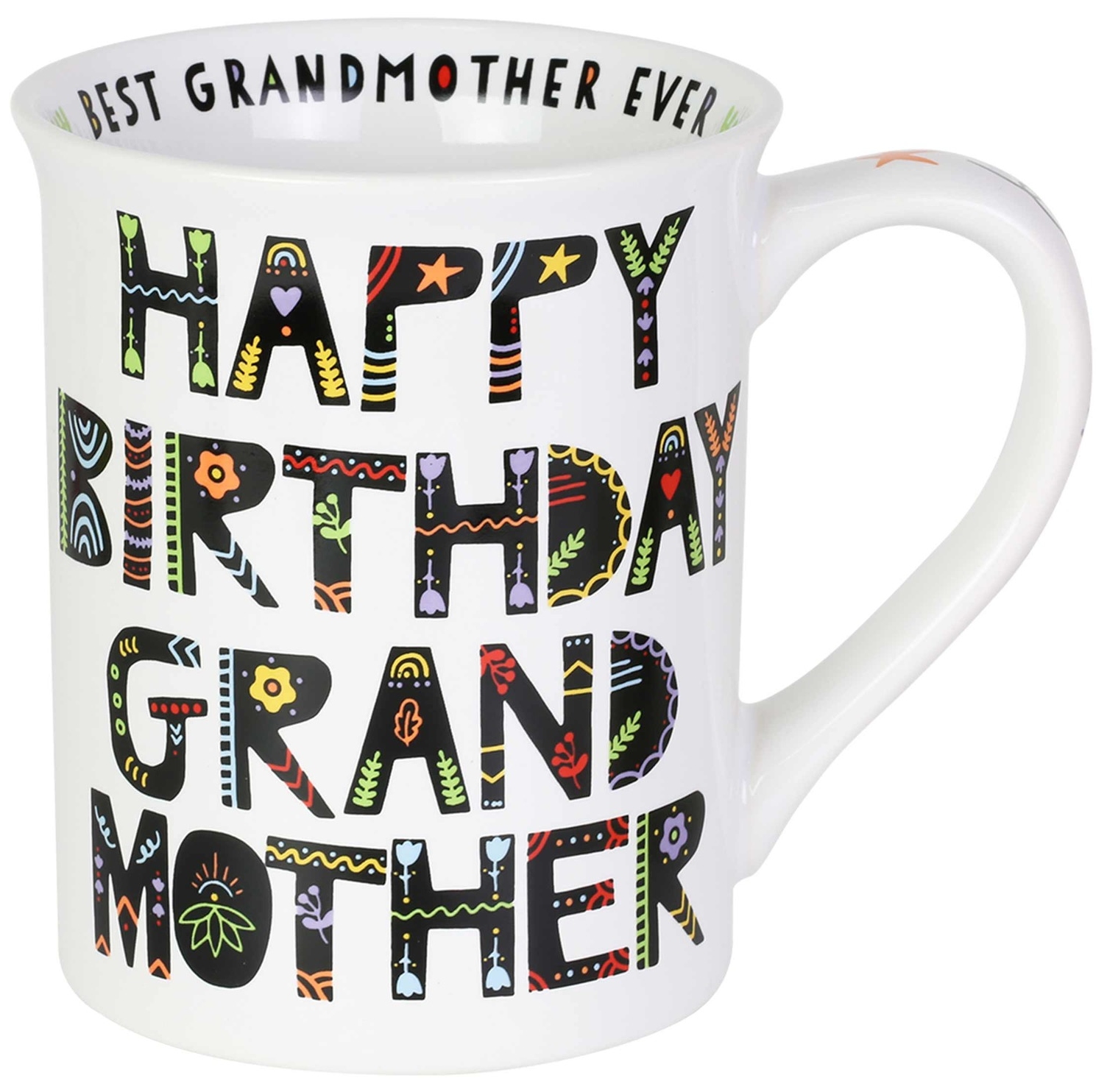 Our Name Is Mud 6003675 Cuppa Happy Birthday Grandmother Mug Set of 2