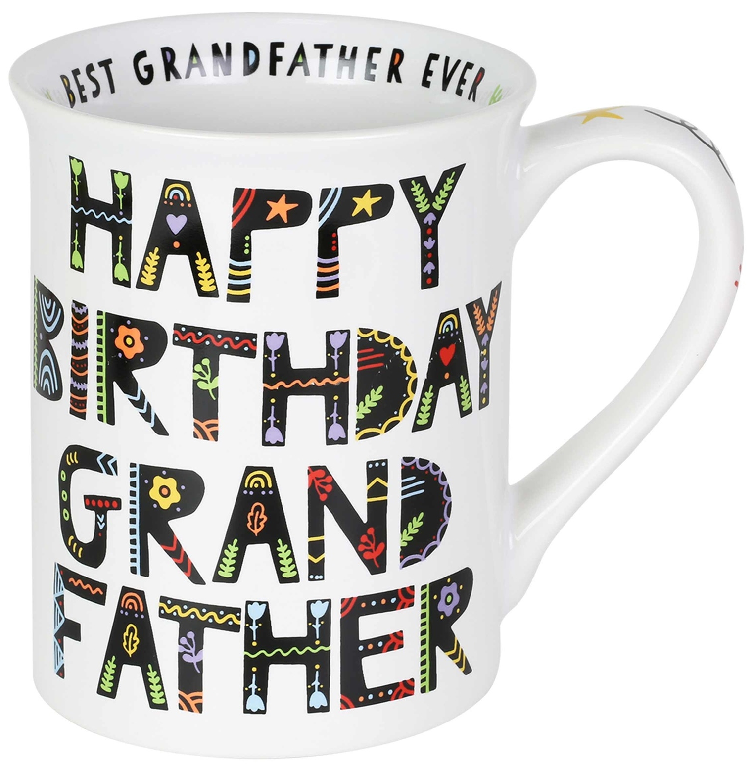 Our Name Is Mud 6003676 Cuppa Happy Birthday Grandfather Mug Set of 2