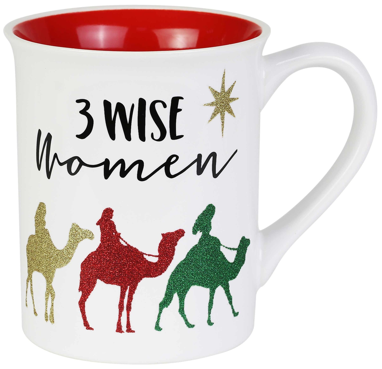 Our Name Is Mud 6005079 Glittery 3 Wise Women Mug Set of 2