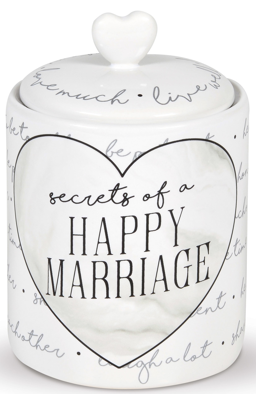 Our Name Is Mud 6005719N Happy Marriage Jar