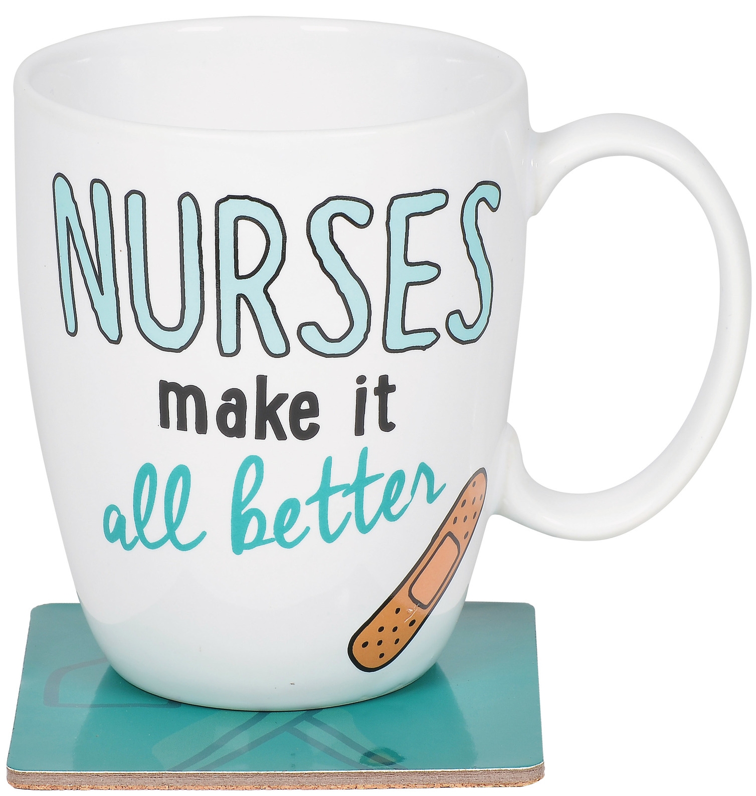 Our Name Is Mud 6006388 Nurse Mug and Coaster Set