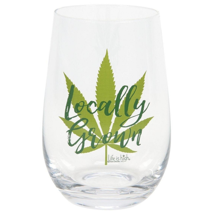 Our Name Is Mud 6008665 Locally Grown Stemless Wine Glass