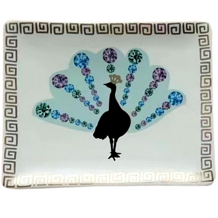 Our Name Is Mud 6012079N Culture Plate Peacock Plate